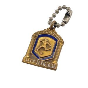 Vintage 1st Class Consolation Intramural Michigan Charm Pendant